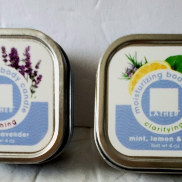 Moisturizing Mint Lemon & Herb Candle - Picture 3 of 3